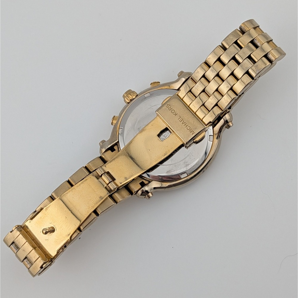 Michael Kors Madison Chronograph MK5172 Gold Tone Date Watch 40mm Women's - Picture 10 of 10